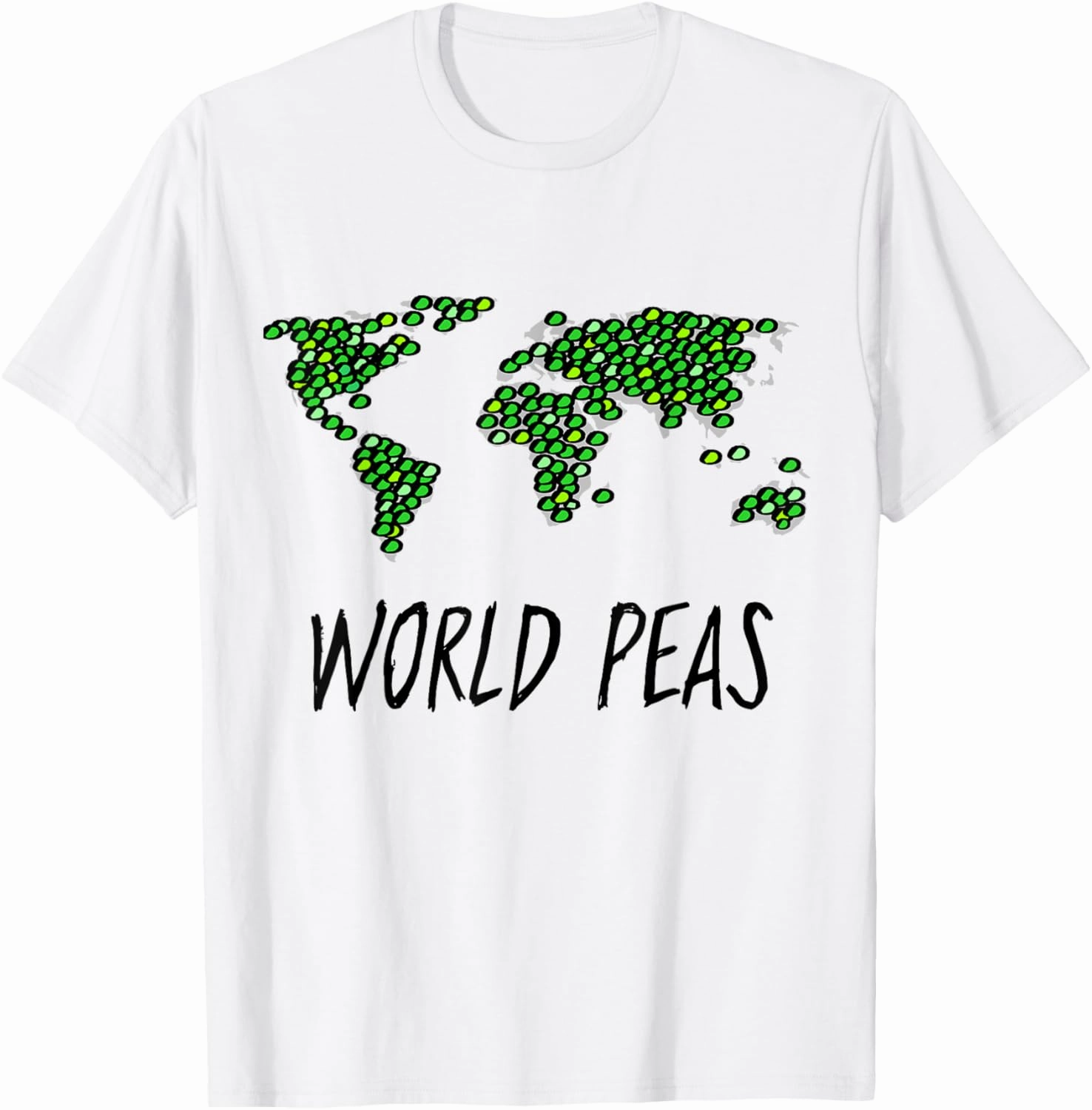 Funny Pun Tee World Peas T Shirt World Peace Play on Words T-Shirt