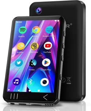 G7 MP3 Player with Camera and Spotify, MP3 Player with Bluetooth and WiFi, Android 80GB mp3 Player, Spotify MP4 Player with Speaker, Spotify, YouTube