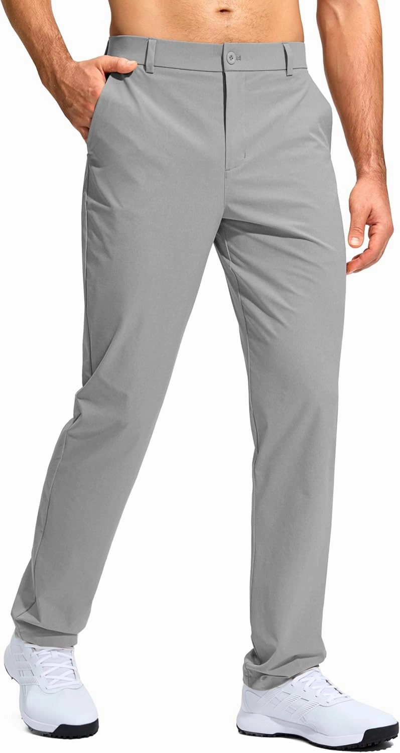 G Gradual Mens Golf Pants Stretch Dress Casual Pants 30"/32"/34" Lightweight Work Travel Slacks for Men with 4 Pockets