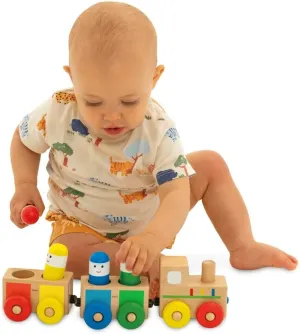 Galt Toys, Shape Sorter Train, Wooden Shape Sorter, Developmental Toy, Ages 1 Years Plus