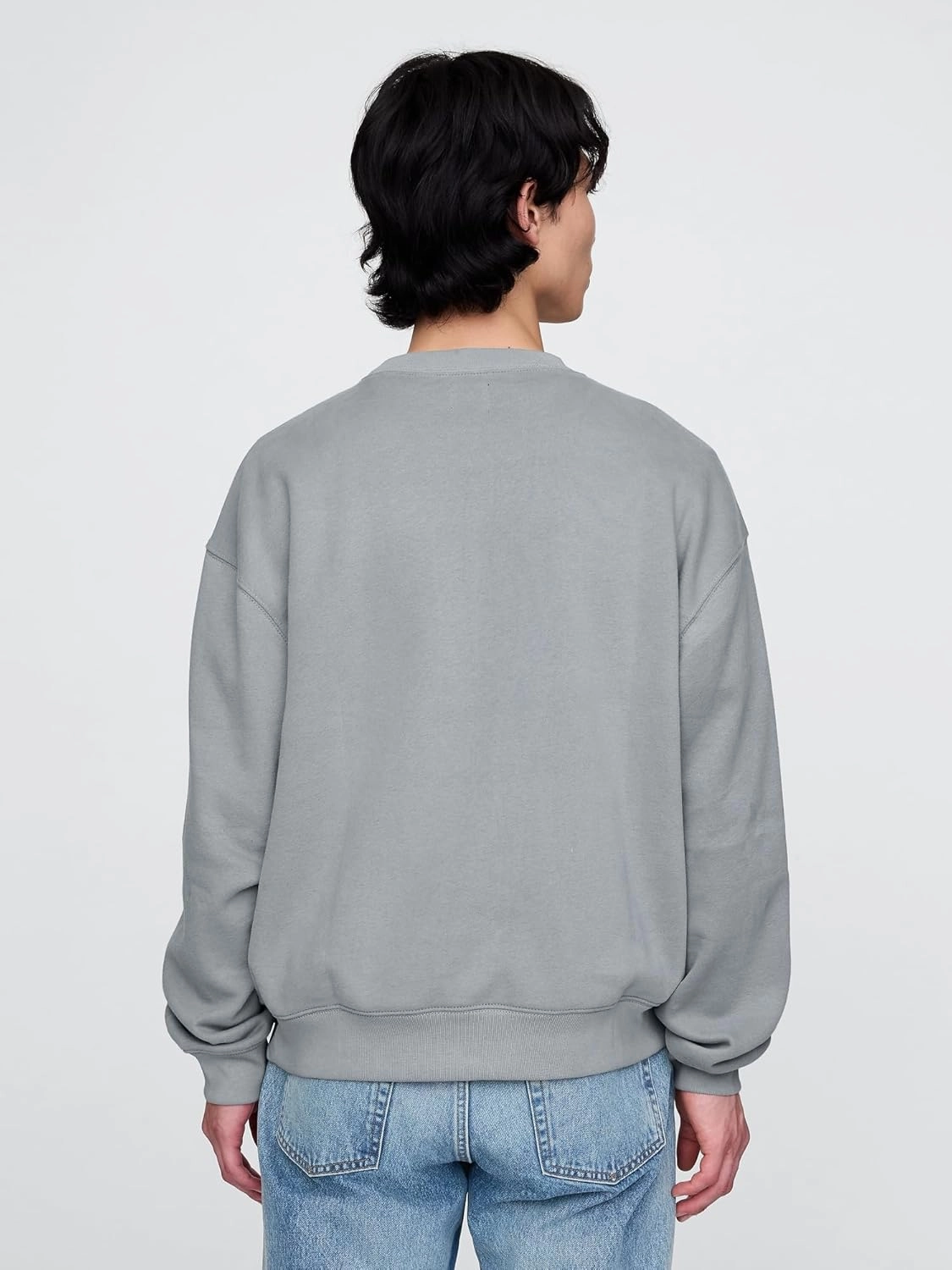 GAP Men's Mini Logo Crewneck Sweatshirt