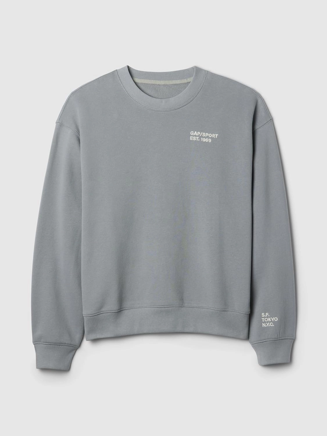 GAP Men's Mini Logo Crewneck Sweatshirt
