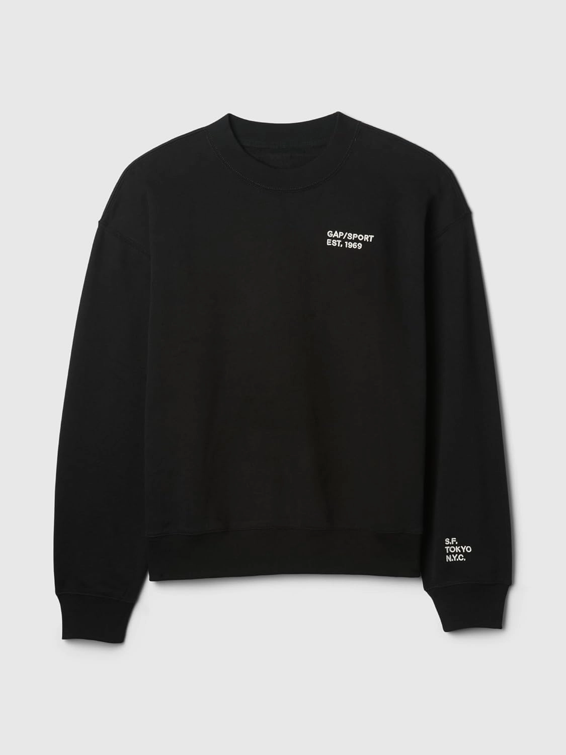 GAP Men's Mini Logo Crewneck Sweatshirt