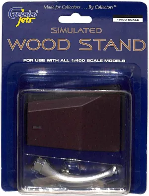 GeminiJets GEMSTD1487 1:400 Simulated Wood Stand (for use with All 1:400 Scale Models)