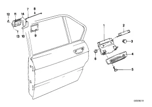 Genuine BMW Door Lock