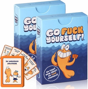 Go Fish Card Game Yourself for Adult, 2025 New Night Party Game F K F*ck Fuck Deck for 2  Players, Family Classic Interactive Fun for Adults, Gag Gift for Friends, Couples & Coworkers（5 pcs）