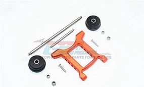 GPM for Arrma Big Rock Crew Cab 4X4 BLX Upgrade Parts Aluminum Rear Adjustable Wheelie - 1 Set Orange