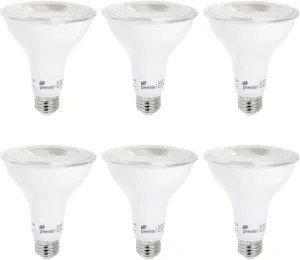 Greenlite LED PAR30 Long Neck Dimmable Flood Light Bulb, 11W (75W Equivalent), 850 Lumens, 5000k Daylight, Indoor/Outdoor, Weatherproof, 120V, Energy Star (6 Pack)