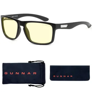 GUNNAR - Premium Reading Glasses - Blocks 65% Blue Light - Intercept, Onyx, Amber Lens, Pwr  2.5