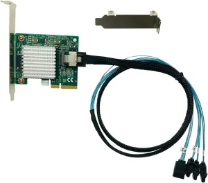 H1110 81Y4494 SAS-2 RAID Controller Card SATA 6Gbps HBA LSI 9211-4i P20 IT Mode for ZFS FreeNAS unRAID RAID Expander