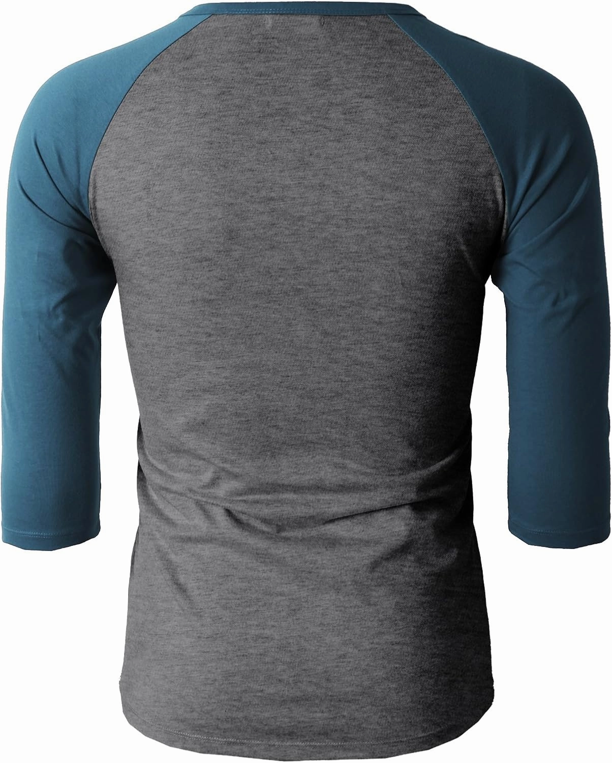 H2H Mens Casual Slim Fit T-Shirts Henley Shirts Raglan Long & 3/4 Sleeve Jersey Baseball T Shirts