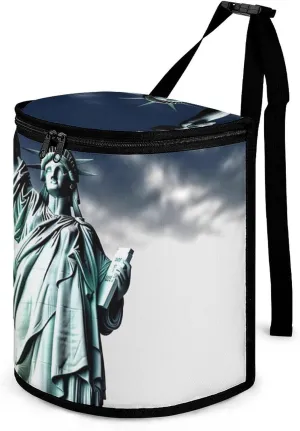 Hanging Car Garbage Bag Statue of Liberty Portable Car Trash Bag for Car SUV Truck