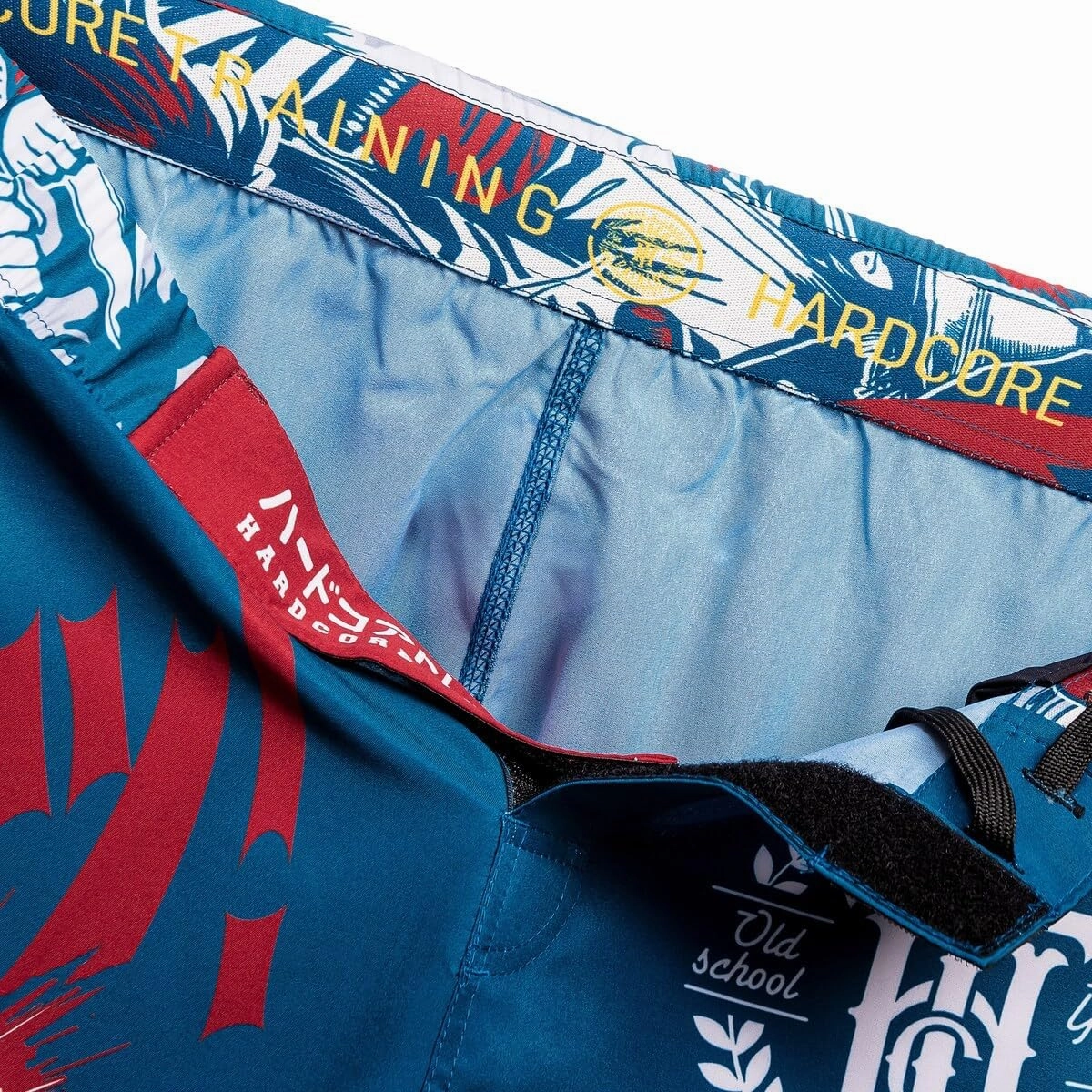 Hardcore Training Fight Shorts Anime Men's Boxing MMA Combat BJJ Grappling Fitness Muay Thai Kickboxing No Gi