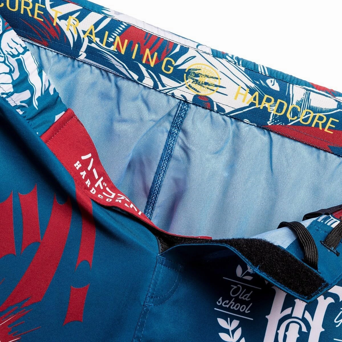 Hardcore Training Fight Shorts Anime Men's Boxing MMA Combat BJJ Grappling Fitness Muay Thai Kickboxing No Gi