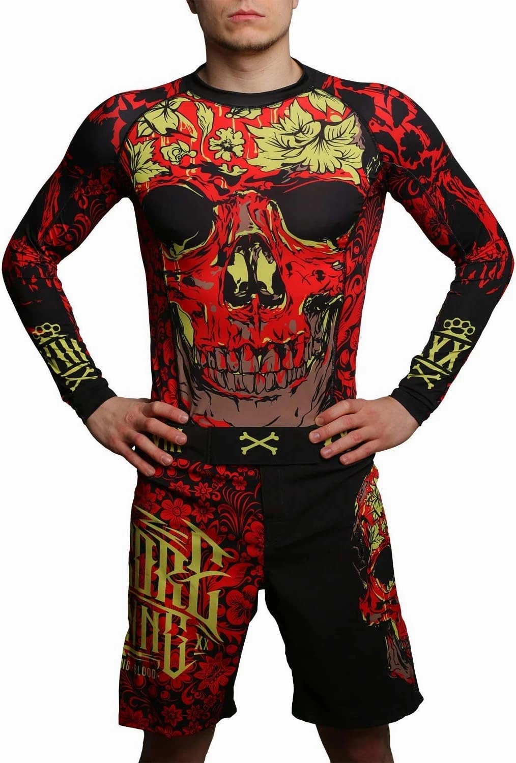 Hardcore Training Fight Shorts Men's Boxing MMA Combat BJJ Grappling Fitness Muay Thai Kickboxing No Gi