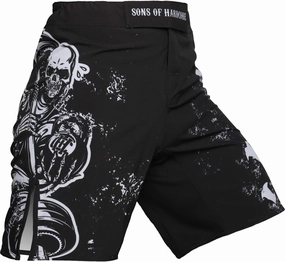 Hardcore Training Fight Shorts Men's Boxing MMA Combat BJJ Grappling Fitness Muay Thai Kickboxing No Gi