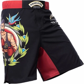 Hardcore Training Fight Shorts Men's Boxing MMA Combat BJJ Grappling Fitness Muay Thai Kickboxing No Gi