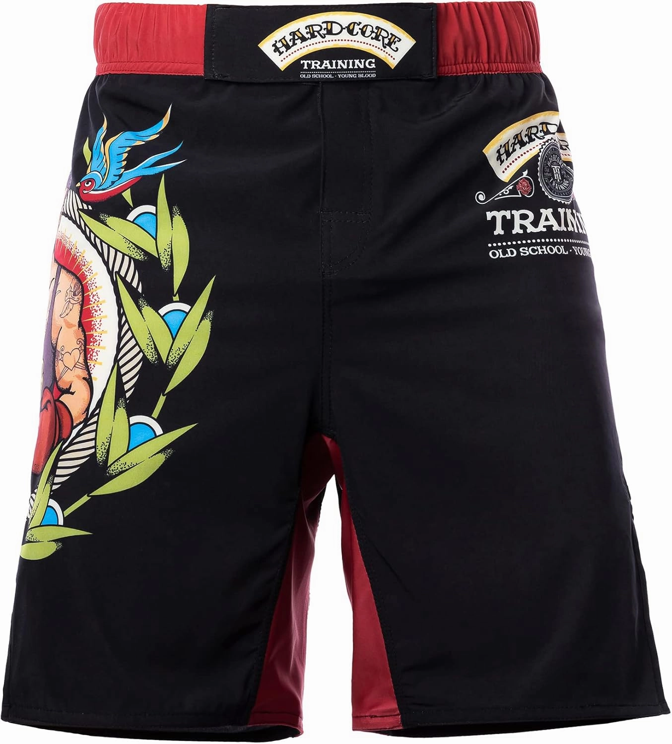 Hardcore Training Fight Shorts Men's Boxing MMA Combat BJJ Grappling Fitness Muay Thai Kickboxing No Gi