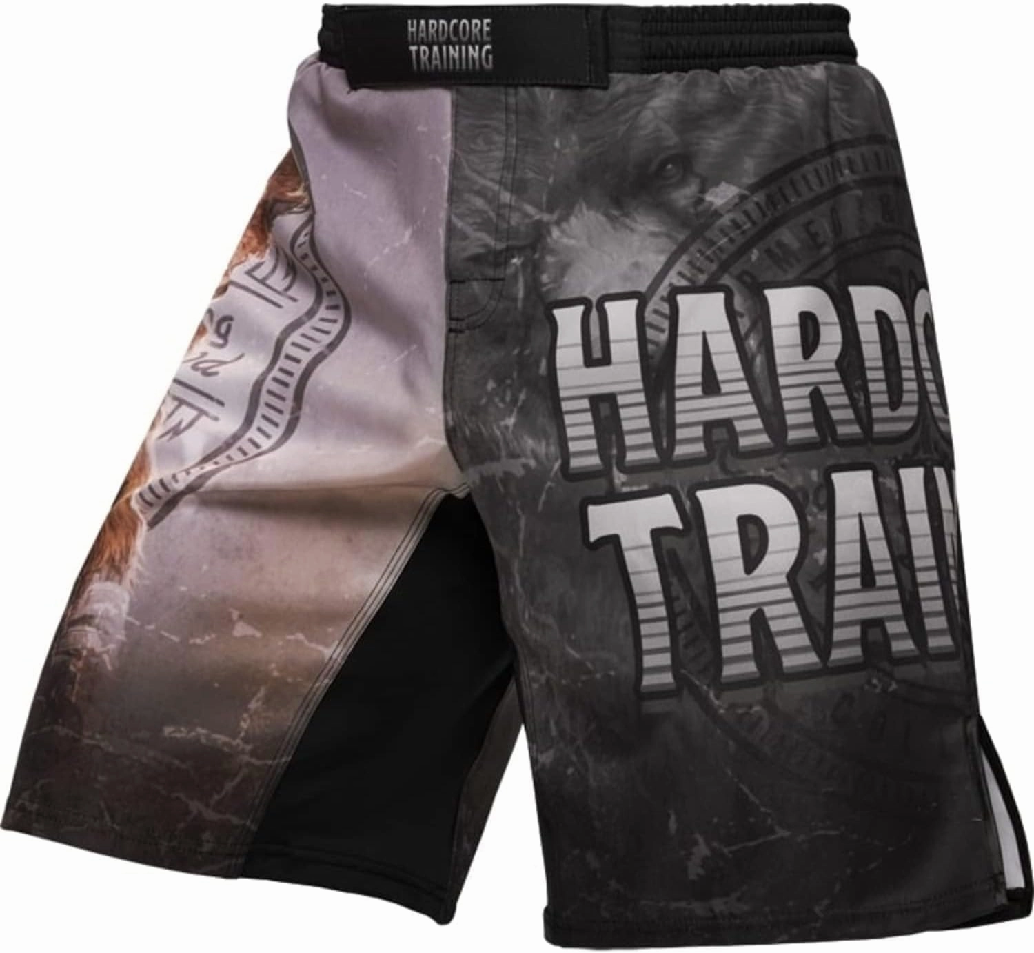 Hardcore Training Fight Shorts Men's Boxing MMA Combat BJJ Grappling Fitness Muay Thai Kickboxing No Gi