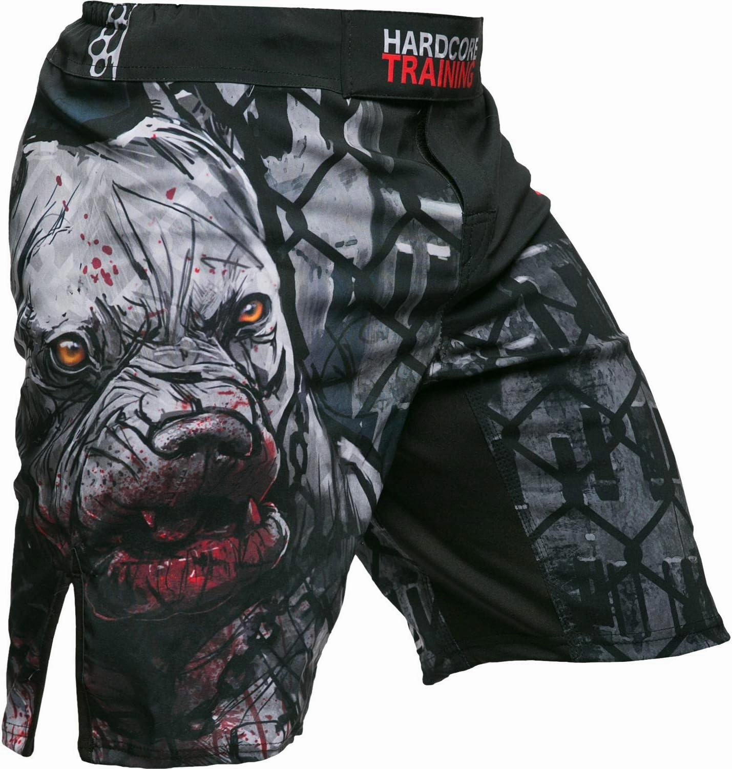 Hardcore Training Fight Shorts Men's Boxing MMA Combat BJJ Grappling Fitness Muay Thai Kickboxing No Gi