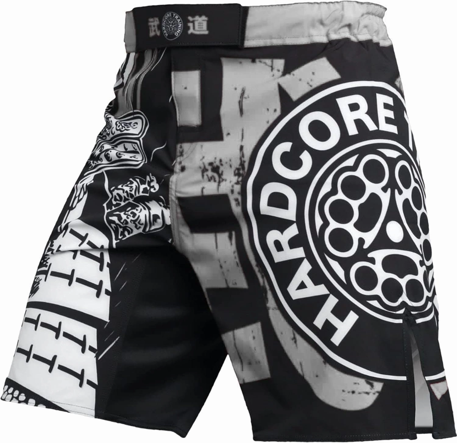 Hardcore Training Fight Shorts Men's Boxing MMA Combat BJJ Grappling Fitness Muay Thai Kickboxing No Gi