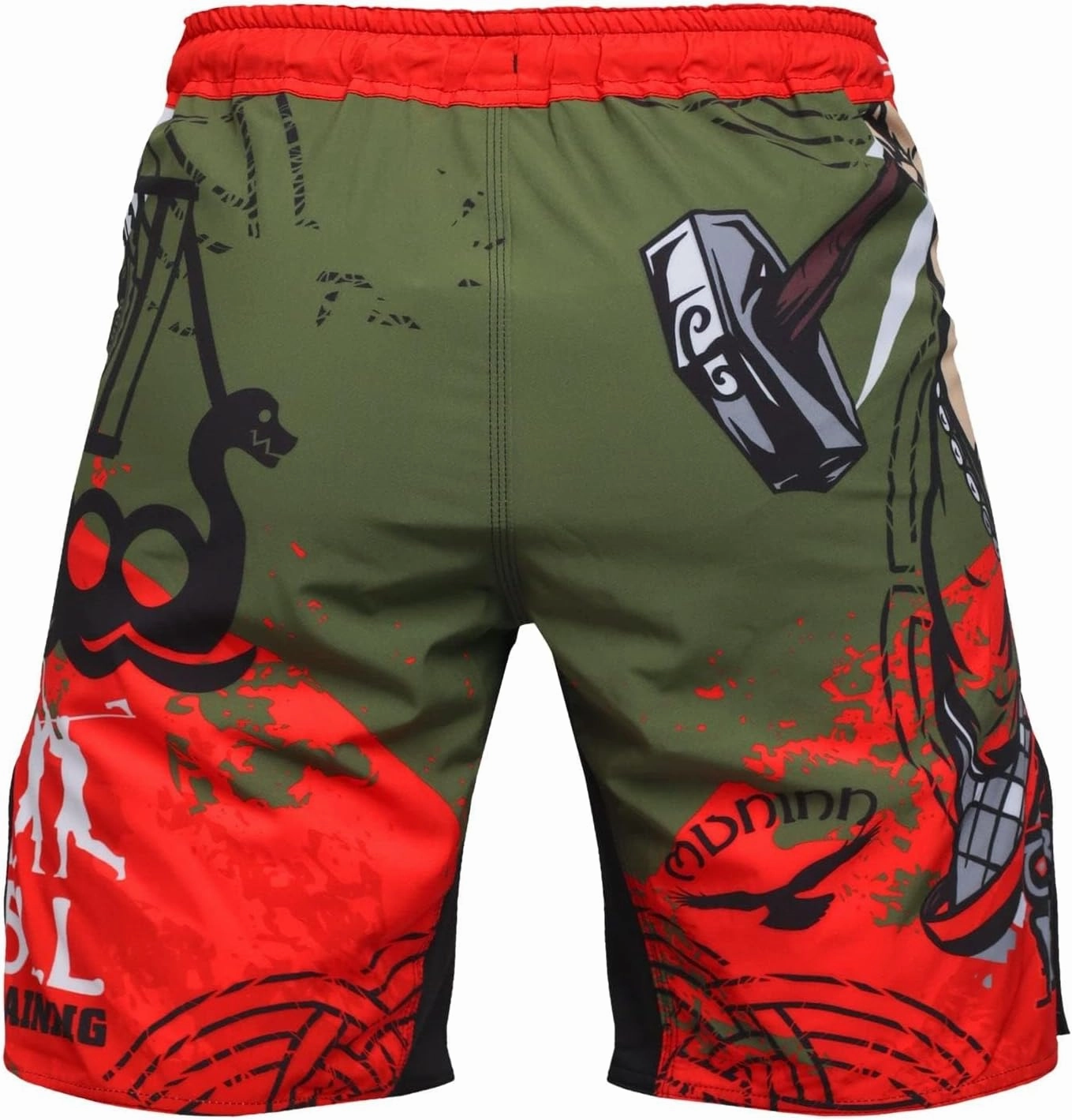 Hardcore Training Fight Shorts Men's Boxing MMA Combat BJJ Grappling Fitness Muay Thai Kickboxing No Gi