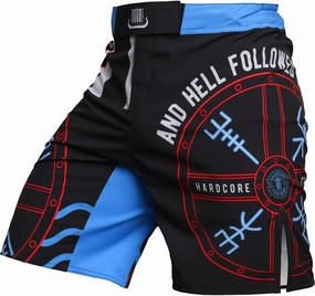 Hardcore Training Fight Shorts Men's Boxing MMA Combat BJJ Grappling Fitness Muay Thai Kickboxing No Gi