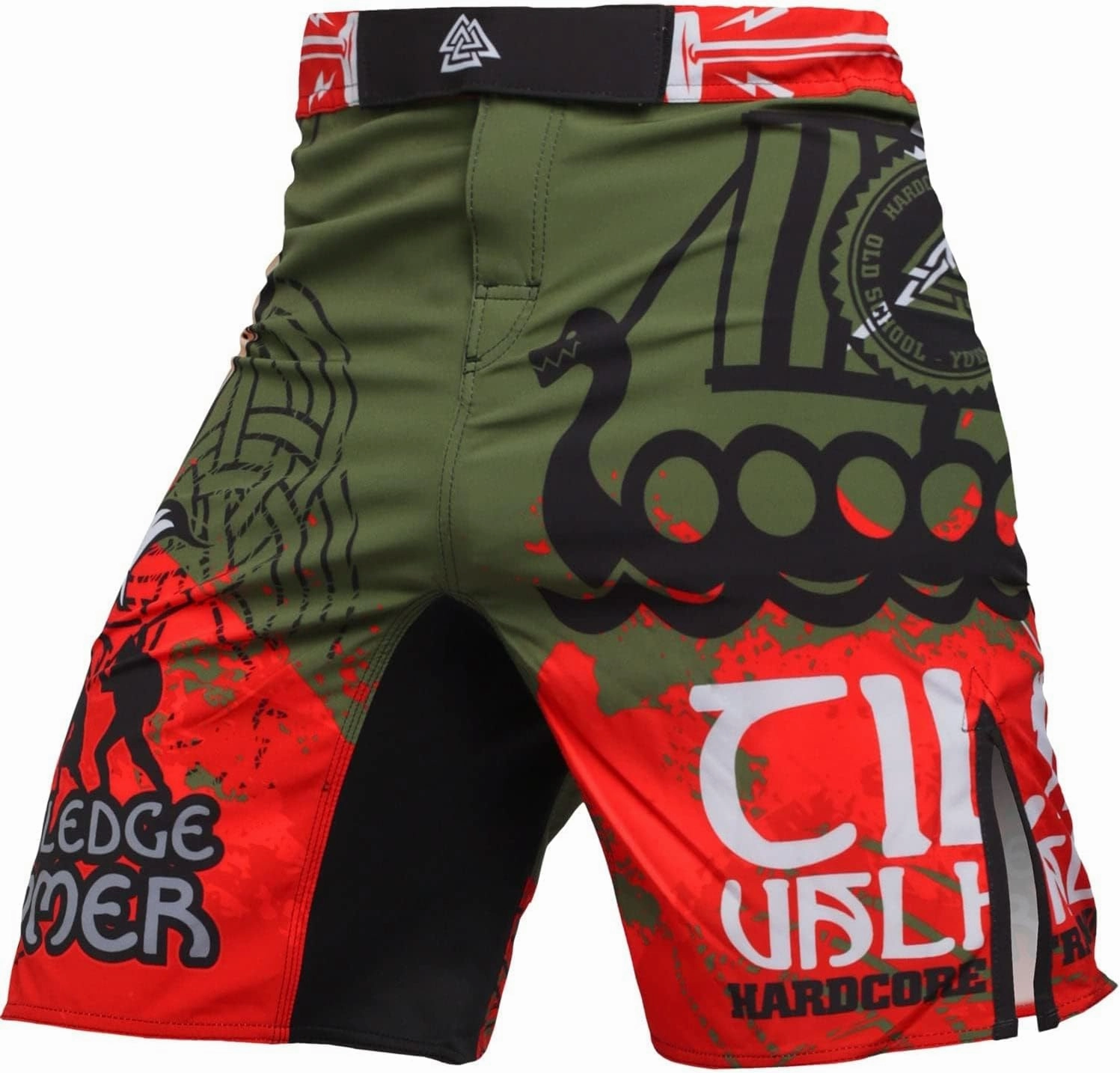 Hardcore Training Fight Shorts Men's Boxing MMA Combat BJJ Grappling Fitness Muay Thai Kickboxing No Gi