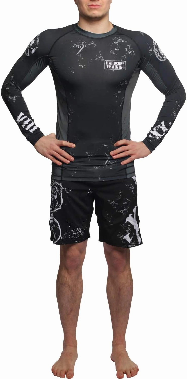 Hardcore Training Fight Shorts Men's Boxing MMA Combat BJJ Grappling Fitness Muay Thai Kickboxing No Gi