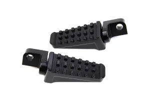 HARLEY Black Racer Style Footpeg Set fits 0-  All, models with female mounting blocks