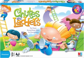 Hasbro Gaming Chutes and Ladders Board Game | 2 to 4 Players | Back to School Gifts for Kids | Preschool Classroom Games | Ages 3  (Amazon Exclusive)