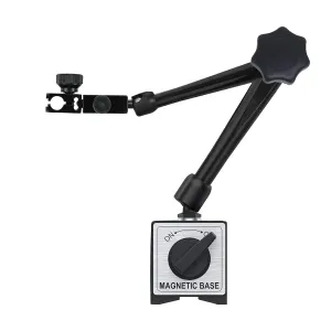 HDLNAK Magnetic Base Stand 176 lbs Max Pull for Dial Indicator (Black)