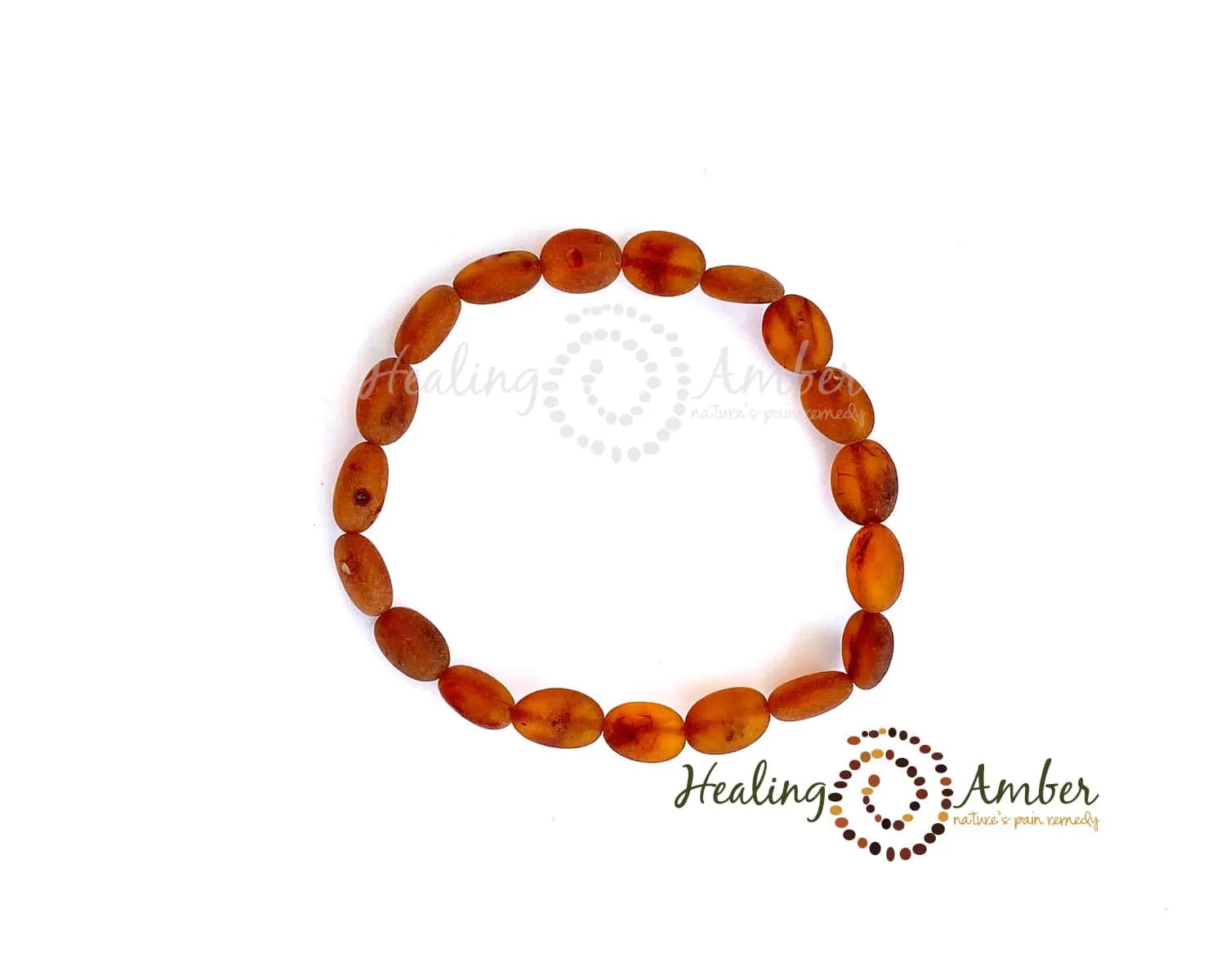 Healing Amber Baltic Amber Anklet/Bracelet - Raw Caramel