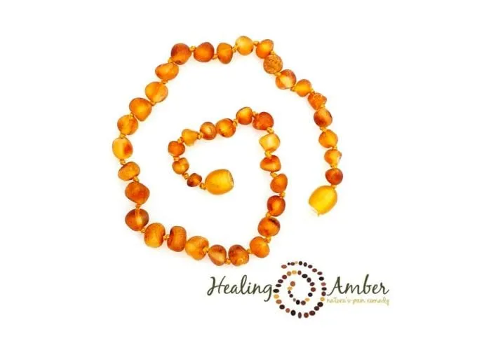 Healing Amber Baltic Amber Anklet/Bracelet - Raw Caramel