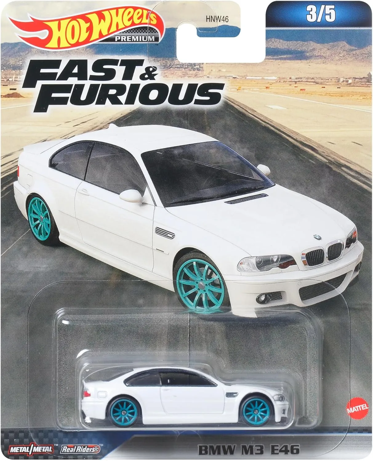 Hot Wheels HNW52 Fast & Furious - BMW M3 E46 (3 Years Old and Up)
