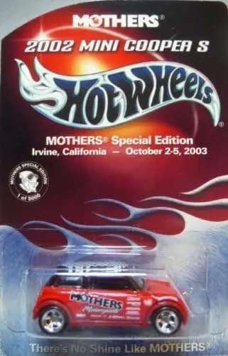 Hot Wheels Mini Cooper S Limited Special Edition Mothers Wax 1:64 Scale Collectible Die Cast Car
