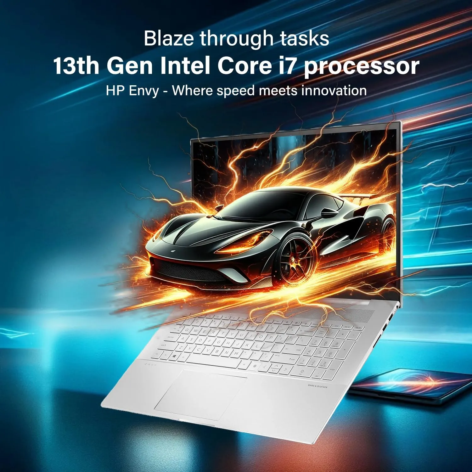 HP Envy 17.3"" FHD Touchscreen Laptop | Intel Core i7-1355U | GeForce RTX 3050 | Backlit Keyboard | Bang & Olufsen Audio | Wi-Fi 6 | Long Battery Life | Windows 11 (64GB RAM | 1TB PCIe SSD), Silver