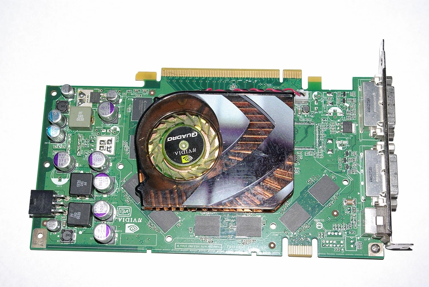 HP Compaq Genuine FX3500 256MB 3D PCI-E x16 High-End GDDR3 dual-400M(2x DVI-I/1x Mini-Din) Video Graphics Board - New - 413110-001
