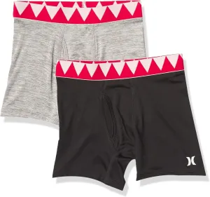 Hurley Boys' Classic Boxer Briefs (2-Pack)