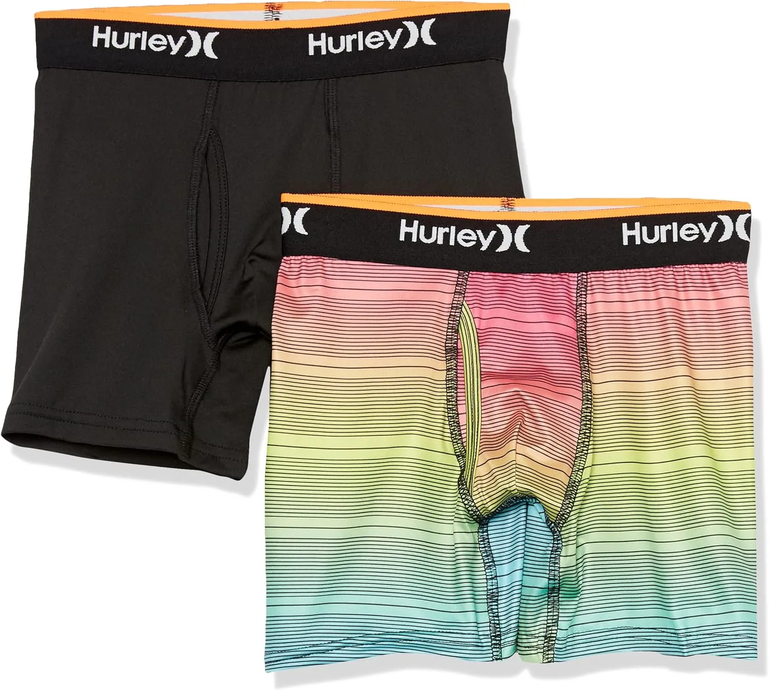 Hurley Boys' Classic Boxer Briefs (2-Pack)