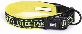 Hurtta Collection Padded Dog Collar, 24-Inch, Yellow