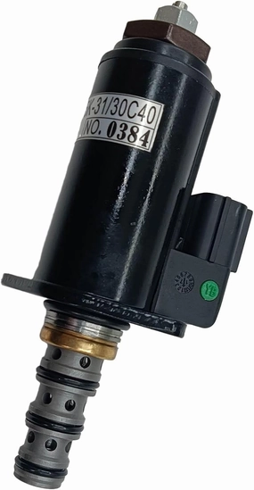 Hydraulic Pump Solenoid Valve YN35V00018F2 KDRDE5K-31/30C40-111 Compatible with Kobelco SK200-3 SK200-5 SK200-6 Excavators