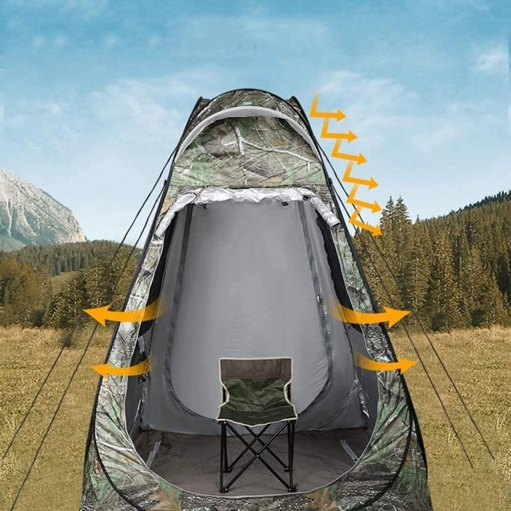 Ice Fishing Tent, 2-Person, 4-Season, Blue, Camping, Fishing