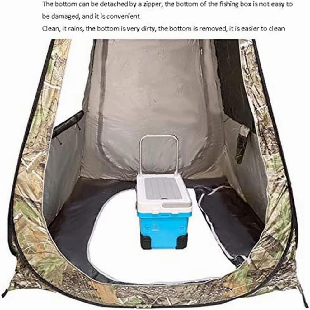 Ice Fishing Tent, 2-Person, 4-Season, Blue, Camping, Fishing