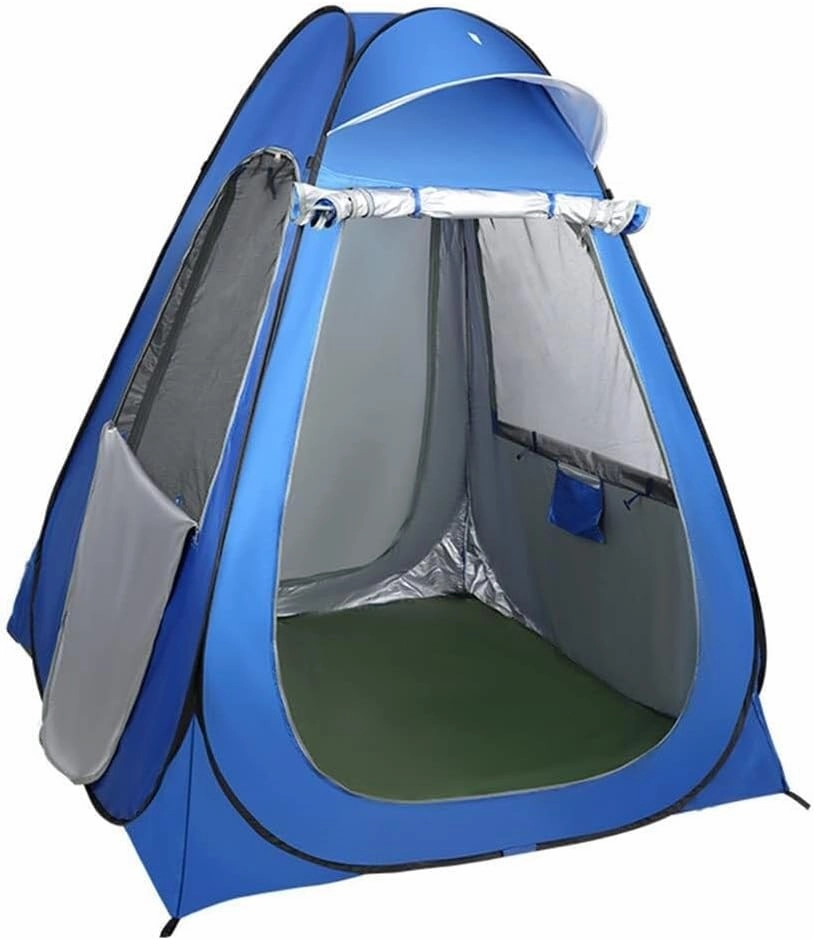 Ice Fishing Tent, 2-Person, 4-Season, Blue, Camping, Fishing