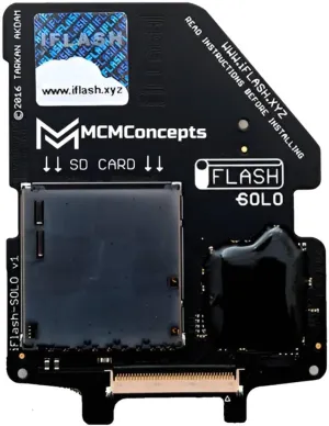 iFlash Solo SD Adapter for Apple iPod Video/Classic by MCMConcepts