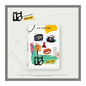 iKON Koo Junhoe JU-NE 멍 Bruise 1st Solo Album 120p PhotoBook 3ea Sticker 2p PhotoCard 1ea Mini L Holder 1p Mini PhotoCard 5p Lyrics Poster on Pack Tracking Sealed