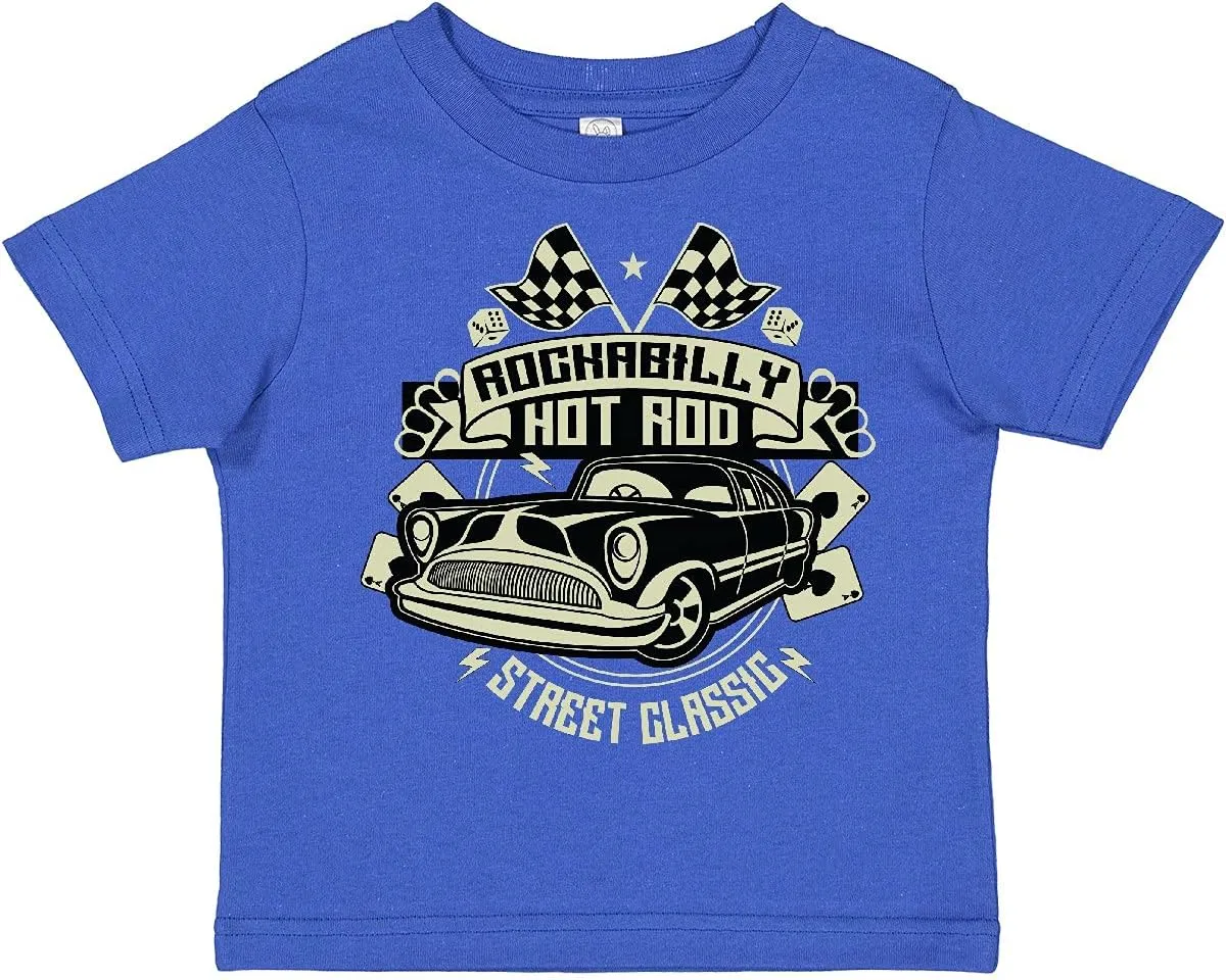 inktastic Rockabilly Hotrod Toddler T-Shirt