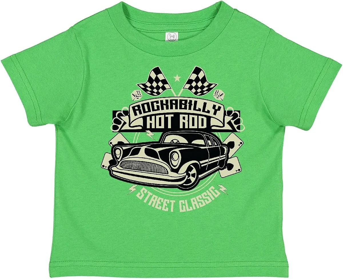 inktastic Rockabilly Hotrod Toddler T-Shirt