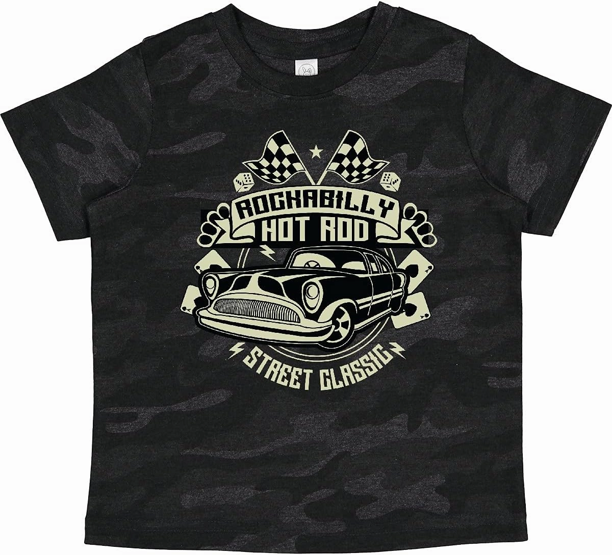inktastic Rockabilly Hotrod Toddler T-Shirt